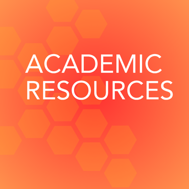Button with text academic resources